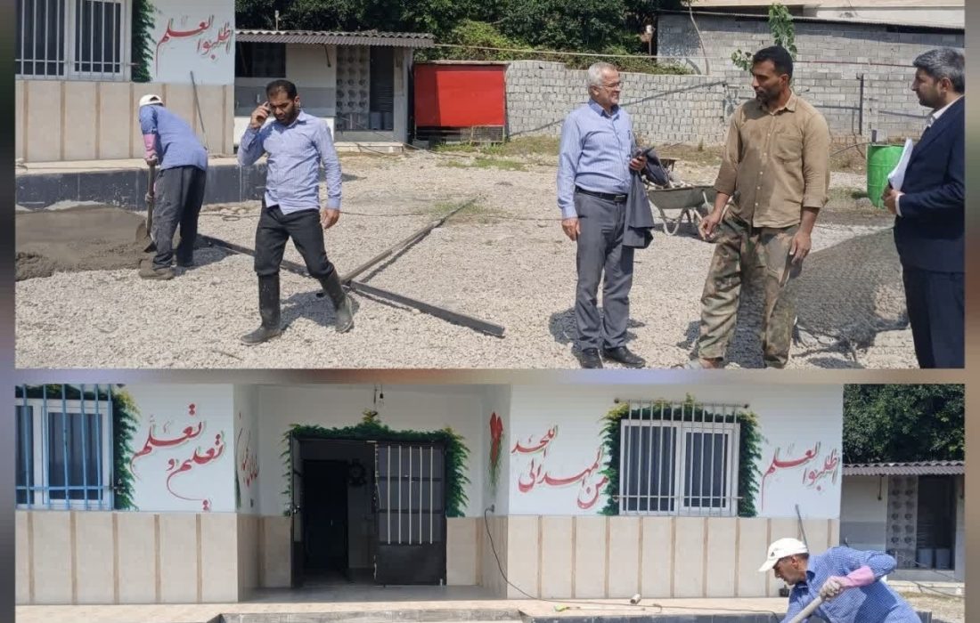 مدیر جهادی در «آخمن»؛ وقتی آستین بالا زدن مدیر، مدرسه را متحول می‌کند